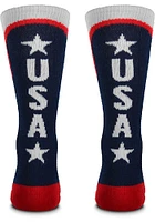 St Louis Blues Patriotic Mens Crew Socks