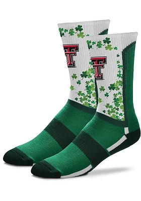 Texas Tech Red Raiders St Pattys Day Mens Crew Socks