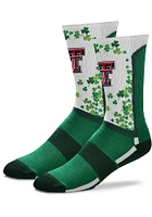 Texas Tech Red Raiders St Pattys Day Mens Crew Socks