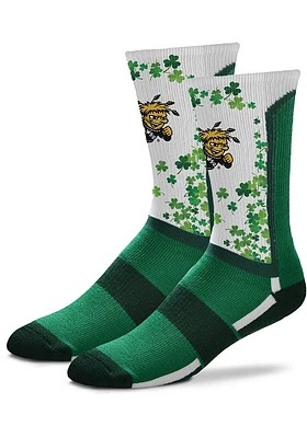 Wichita State Shockers St Pattys Day Mens Crew Socks