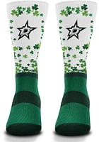 Dallas Stars St Pattys Day Mens Crew Socks