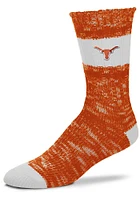 Texas Longhorns Alpine Stripes Womens Crew Socks
