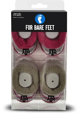 Texas A&M Aggies DST Stripe 2 Pack Baby Bootie Boxed Set