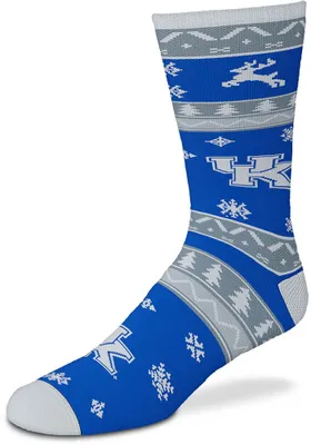 Kentucky Wildcats Holiday Mens Crew Socks