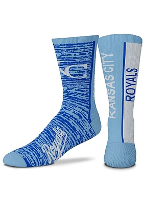 Kansas City Royals Bar Stripe Mens Crew Socks