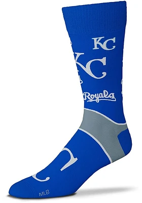 Kansas City Royals End to End Mens Dress Socks