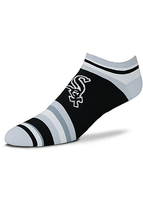 Chicago White Sox Lotta Stripe Mens No Show Socks