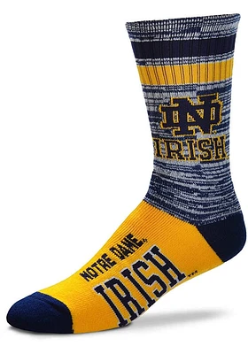 Notre Dame Fighting Irish Retro Duece Mens Crew Socks
