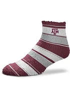 Texas A&M Aggies Skip Stripe Womens Quarter Socks