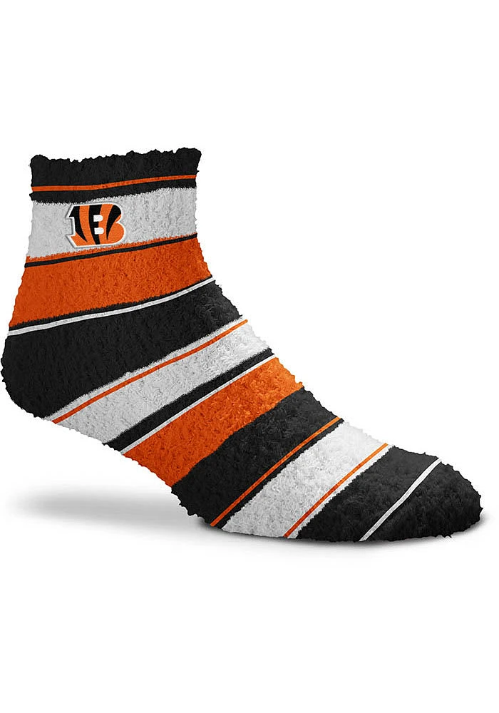 Cincinnati Bengals Skip Stripe Womens Quarter Socks