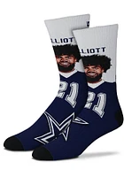 Ezekiel Elliott Dallas Cowboys Champ Mens Crew Socks