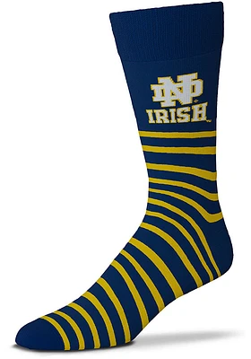 Notre Dame Fighting Irish Thin Stripes Mens Dress Socks
