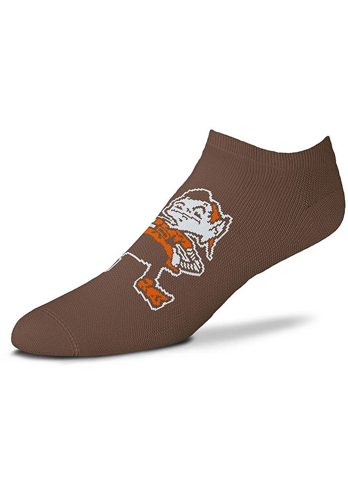 Cleveland Browns Big Logo Mens No Show Socks