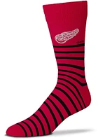 Detroit Red Wings Thin Stripes Mens Dress Socks