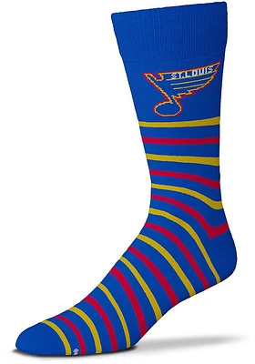 St Louis Blues Thin Stripes Mens Dress Socks