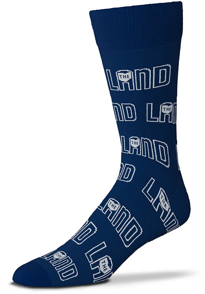 Cleveland Ohio The Land All Over Mens Dress Socks