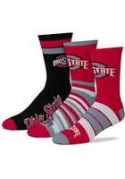 Ohio State Buckeyes Team Batch Mens Crew Socks