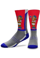 Chicago Cubs Blue Mascot Series Youth Crew Socks