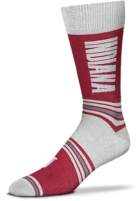 Indiana Hoosiers Go Team Mens Dress Socks