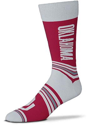 Oklahoma Sooners Go Team Mens Dress Socks