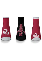 Oklahoma Sooners Flash Mens No Show Socks