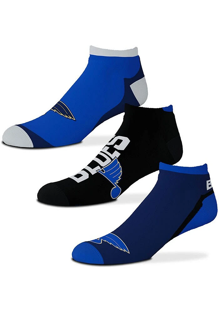 St Louis Blues Flash Mens No Show Socks