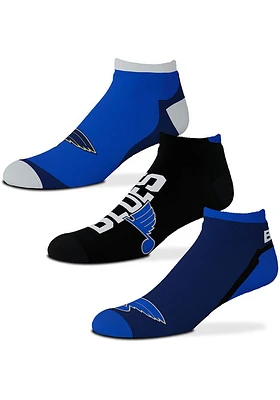 St Louis Blues Flash Mens No Show Socks