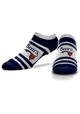 Chicago Bears DST Block Stripe Womens No Show Socks