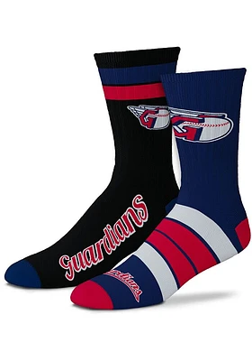 Cleveland Guardians Duo 2 Pack Mens Crew Socks
