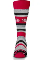 Cincinnati Reds Mountain Stripe Sleep Soft Womens Quarter Socks