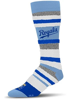 Kansas City Royals Mountain Stripe Sleep Soft Womens Quarter Socks