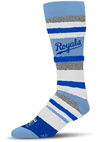Kansas City Royals Mountain Stripe Sleep Soft Womens Quarter Socks