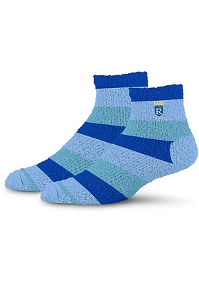 Kansas City Royals Rainbow II Sleep Soft Womens Quarter Socks