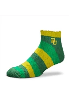 Baylor Bears Rainbow II Sleep Soft Womens Quarter Socks