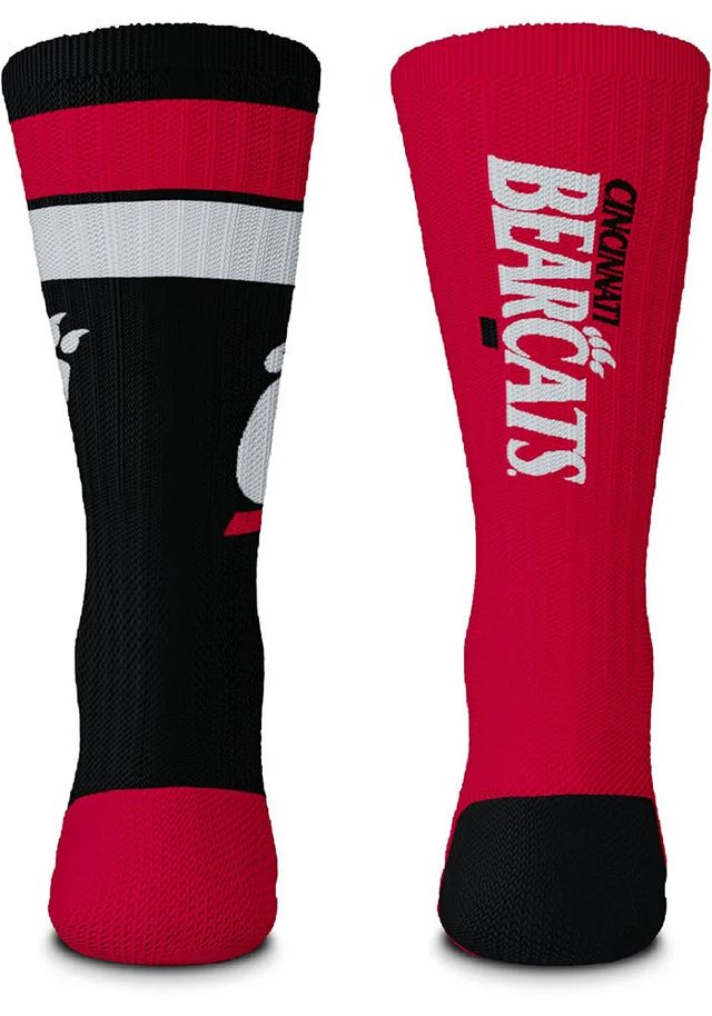 Cincinnati Bearcats Duo 2 Pack Mens Crew Socks