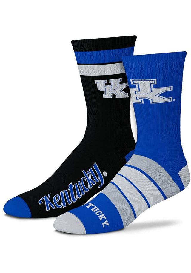 Kentucky Wildcats Duo 2 Pack Mens Crew Socks