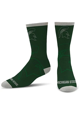 Michigan State Spartans Still Fly Mens Crew Socks