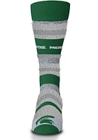Michigan State Spartans Mountain Stripe Sleep Soft Womens Quarter Socks