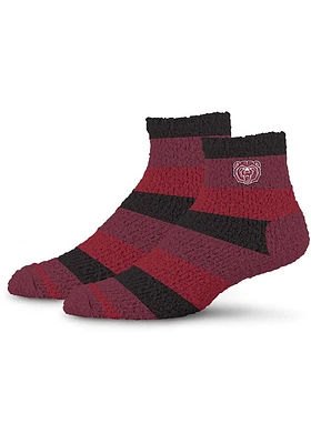 Missouri State Bears Rainbow II Sleep Soft Womens Quarter Socks