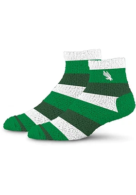 North Texas Mean Green Rainbow II Sleep Soft Womens Quarter Socks