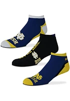 Notre Dame Fighting Irish Flash 3 Pack Mens No Show Socks