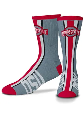 Ohio State Buckeyes Da Bomb Mens Crew Socks