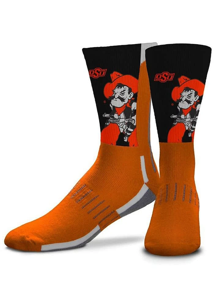 Oklahoma State Cowboys Mascot Snoop Mens Crew Socks