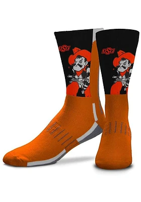 Oklahoma State Cowboys Mascot Snoop Mens Crew Socks