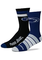 Penn State Nittany Lions Duo 2 Pack Mens Crew Socks