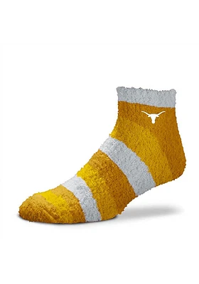 Texas Longhorns Rainbow II Sleep Soft Womens Quarter Socks