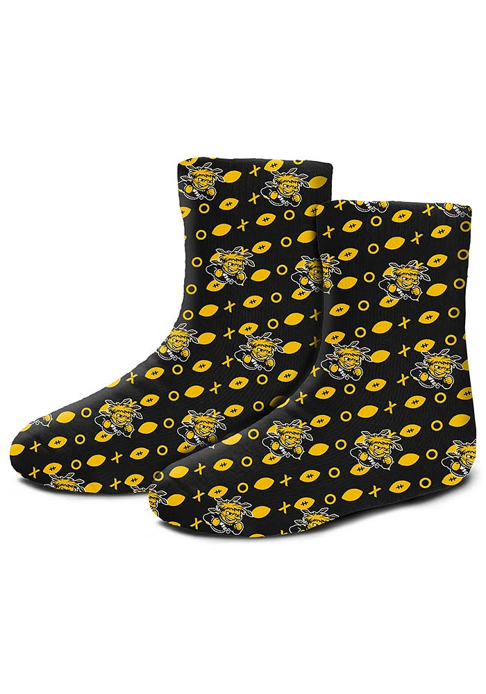 Wichita State Shockers Playboard Baby Quarter Socks