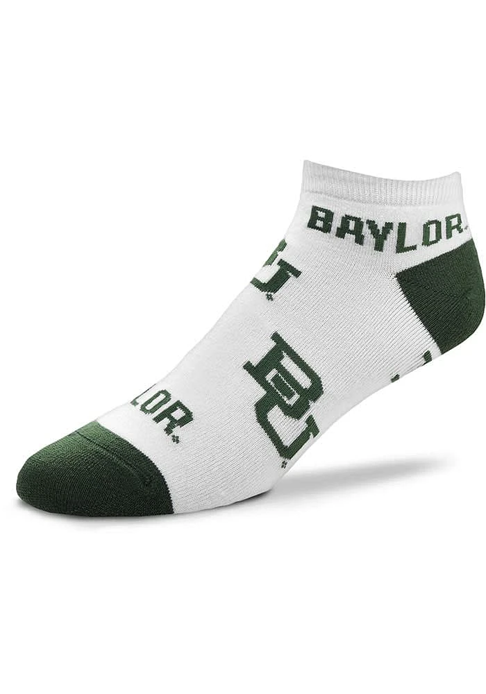 Baylor Bears Allover Team Logo Womens No Show Socks
