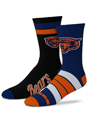 Chicago Bears Duo 2 Pack Mens Crew Socks