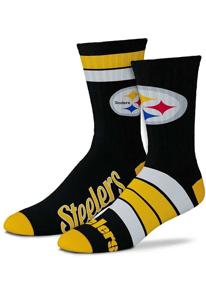 Pittsburgh Steelers Duo 2 Pack Mens Crew Socks